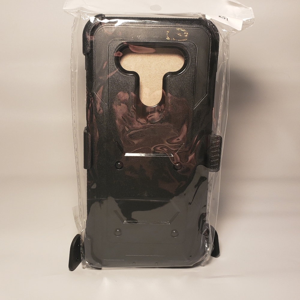LG K51 Protective Case with Cover/Clip